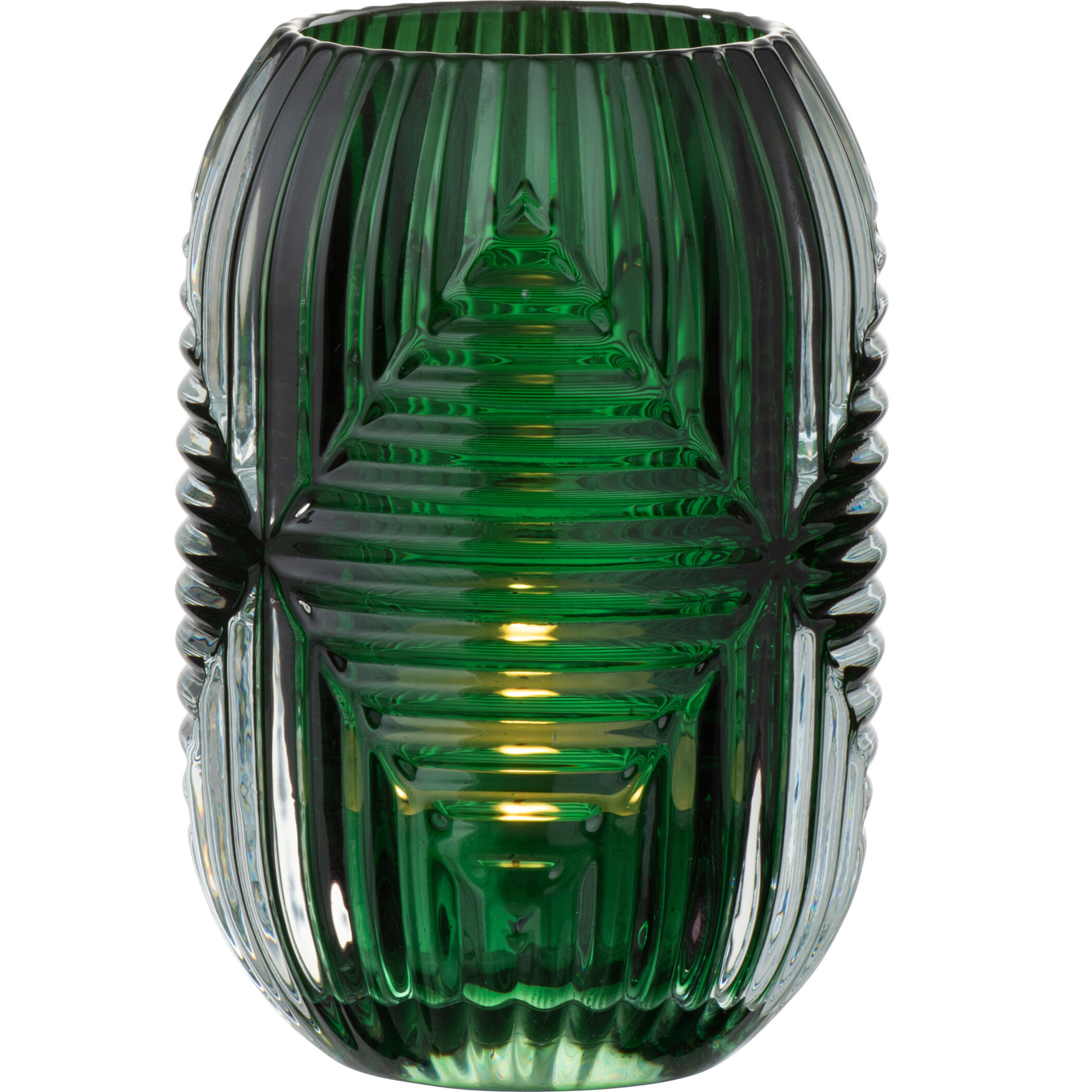 J-Line photophore Haut Lignes - verre - vert
