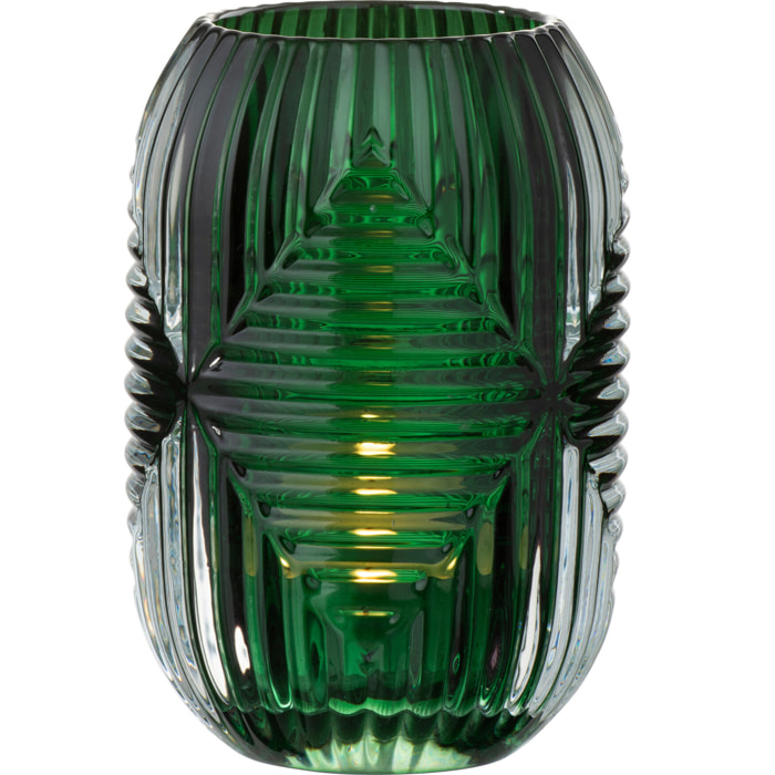 J-Line photophore Haut Lignes - verre - vert