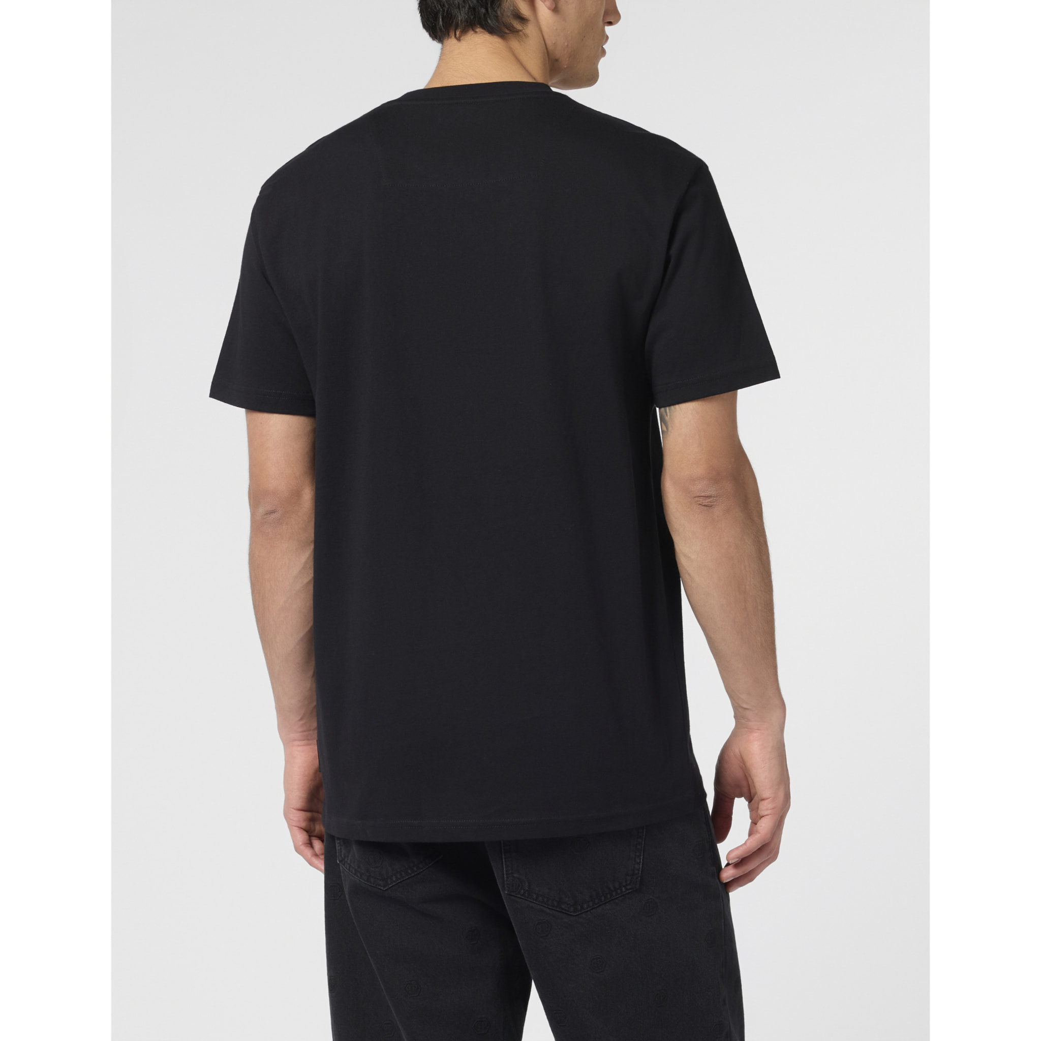 PHILIPP PLEIN Roundneck T-Shirt Puffy Red Skull Skull