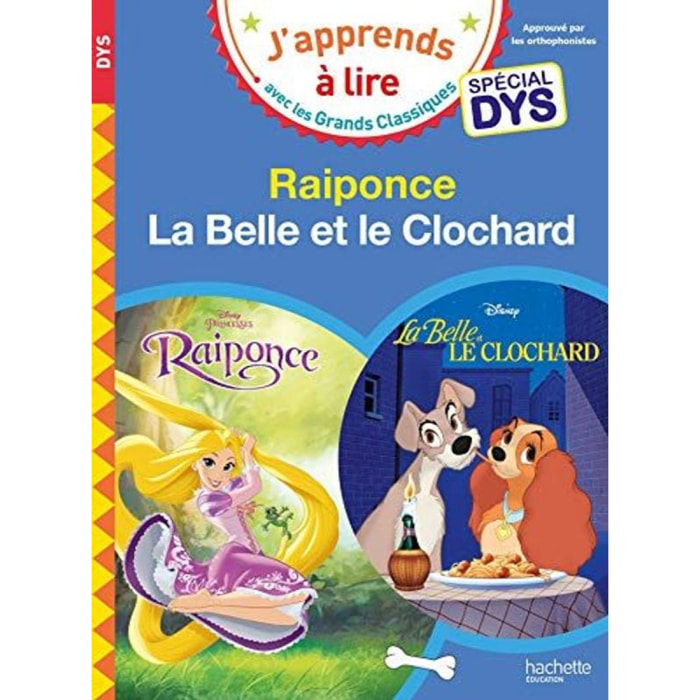 Albertin, Isabelle | Disney - Raiponce / La Belle et le Clochard - Spécial DYS (dyslexie) | Livre d'occasion