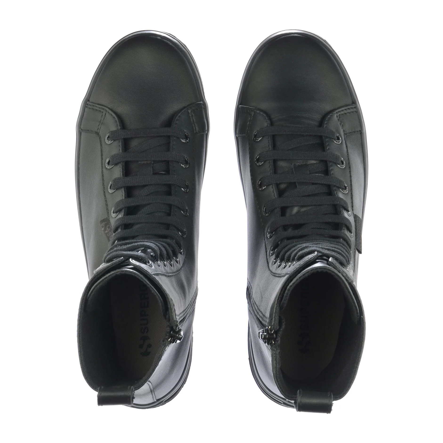 Superga - Botines Mujer Negro - 2641 ALPINA HIGH NAPPA