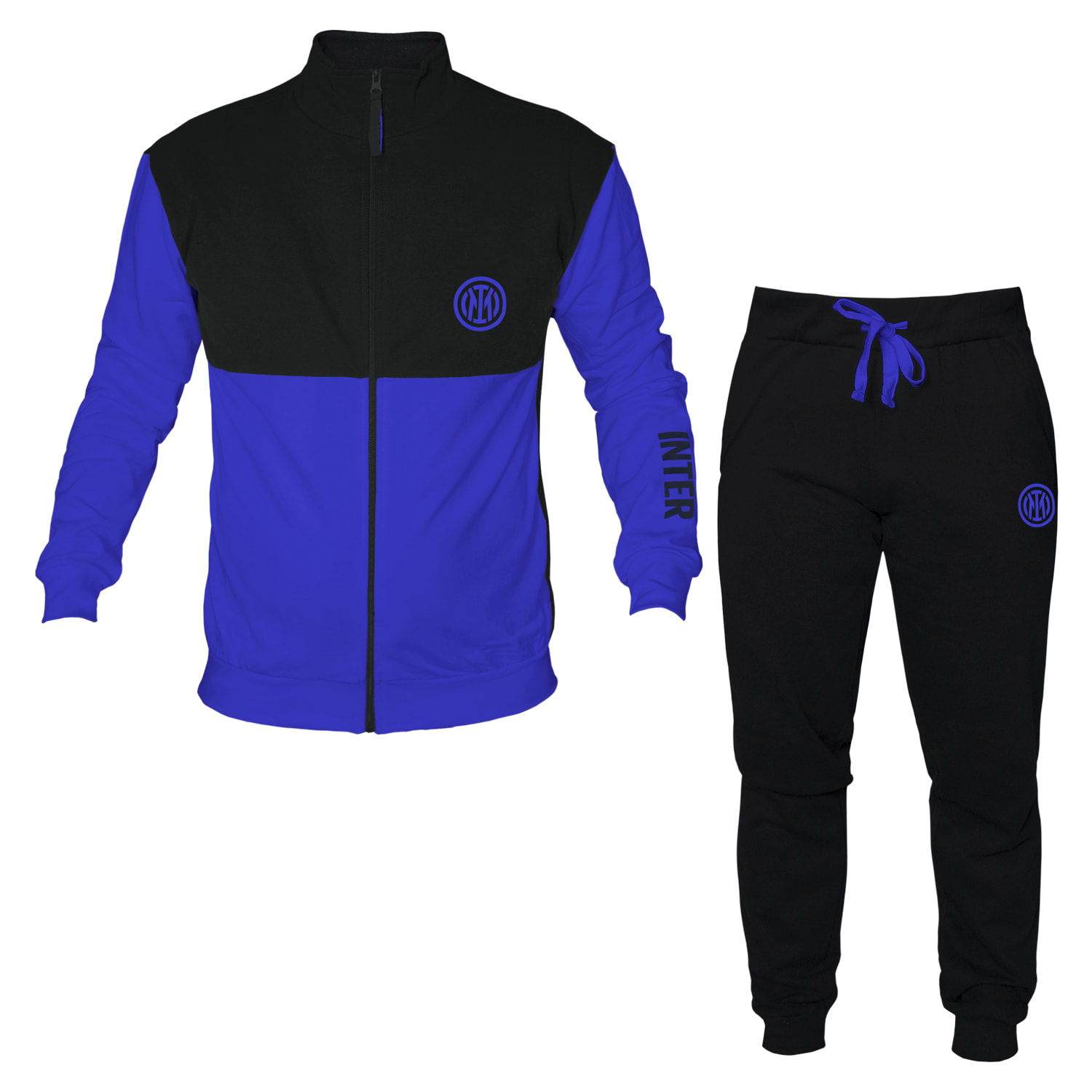 Tuta Homewear Ragazzo INTER Prodotto Ufficiale Cotone Felpato - 2 Modelli