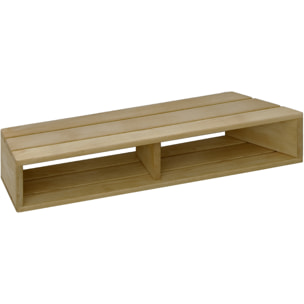 Marche pied pour baignoire 80 cm Bois