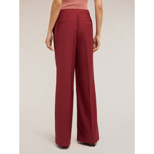 Motivi - Pantaloni wide leg - Bordeaux