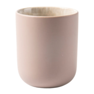 Lot de 4 tasses taupe - "iris"