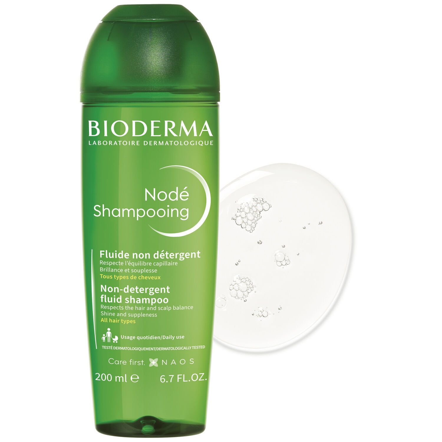 Nodé Shampooing Fluide - Nettoie, Respecte et Protège - Tous Types de Cheveux