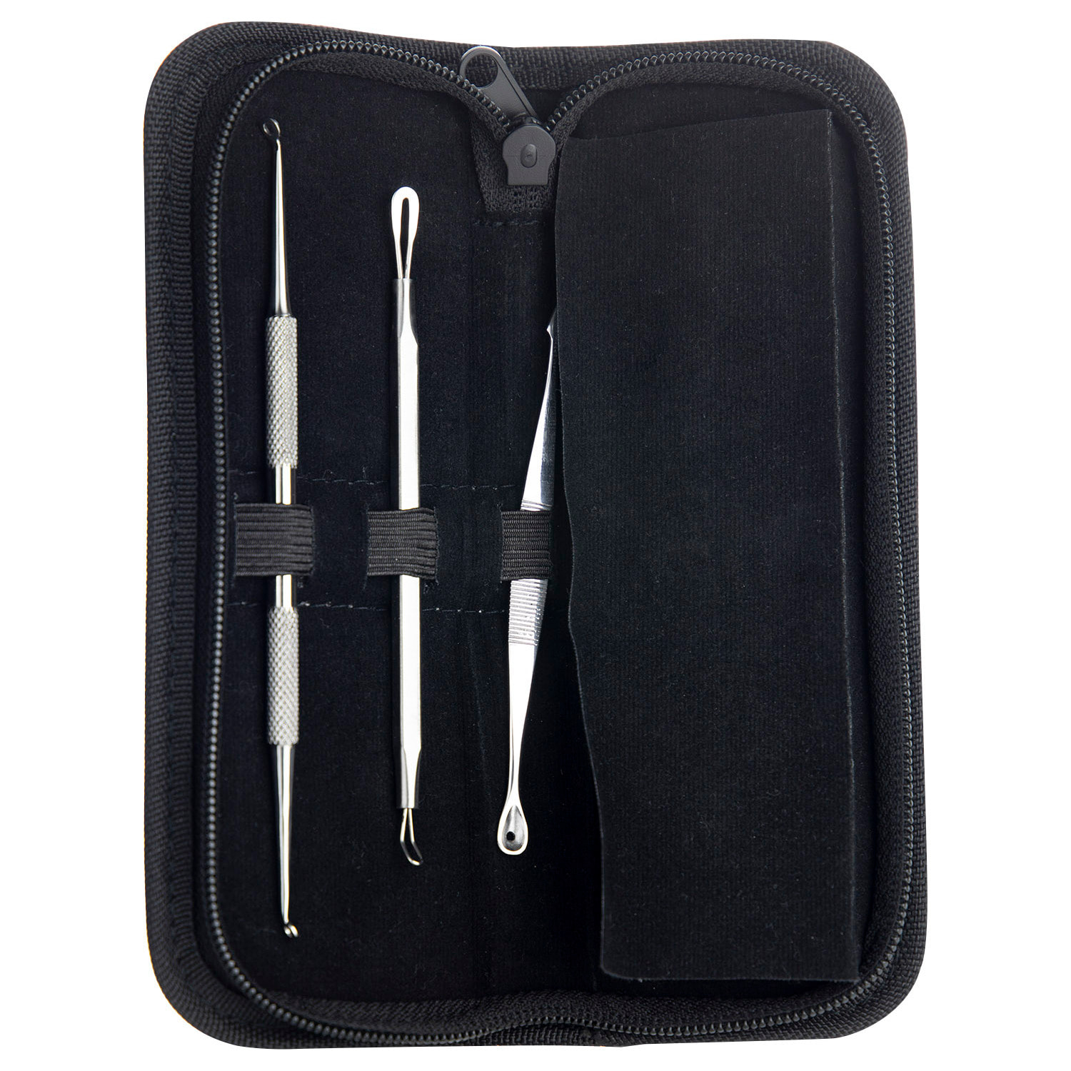 Set de herramientas de eliminación de acné y puntos negros - Metalizado