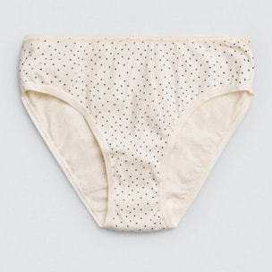 Confezione da 6 mutandine midi in cotone stampato