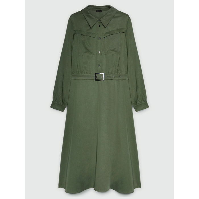 Fiorella Rubino - Vestito con fibre in TENCEL™ - Verde