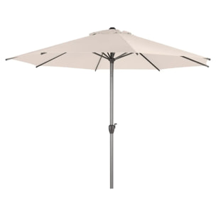 Parasol droit rond inclinable LOOMPA Blé 3M