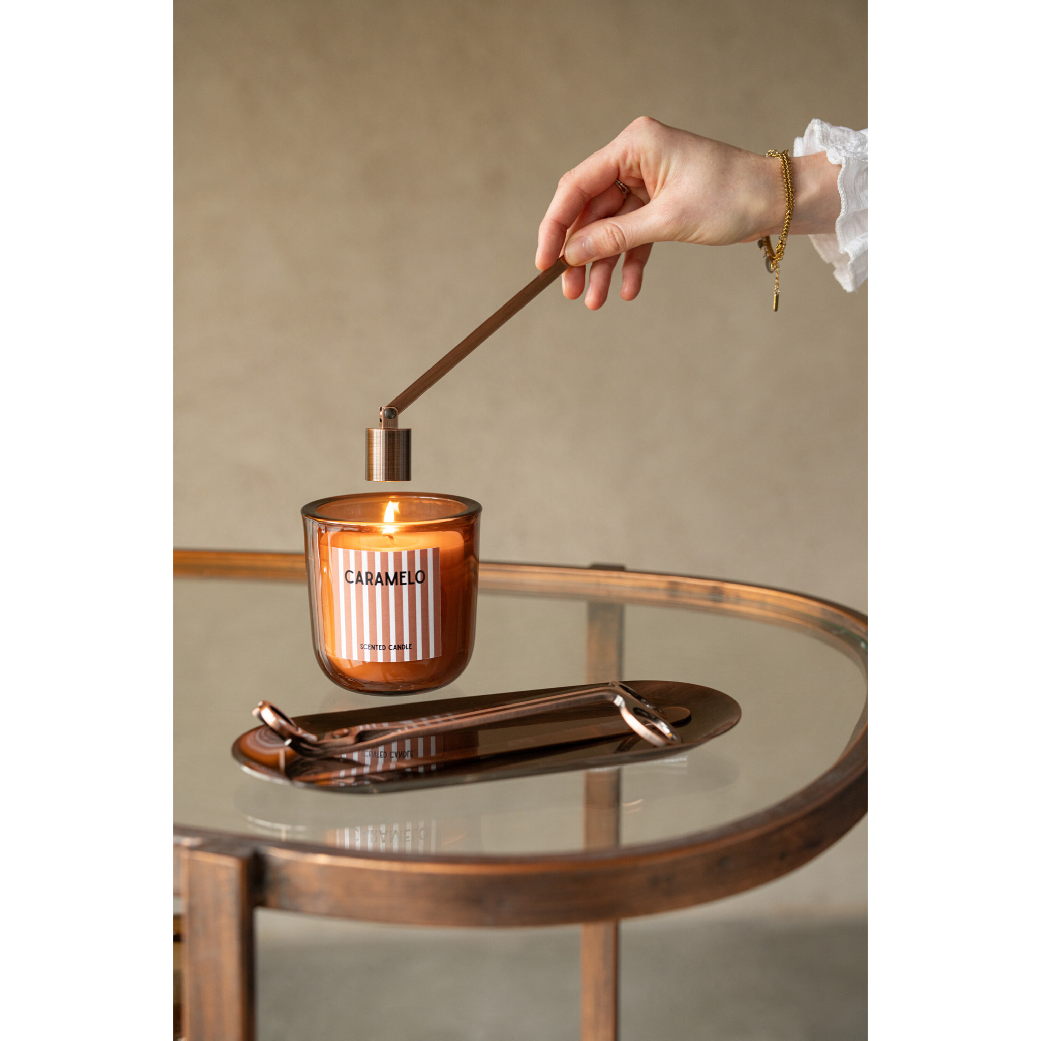 J-Line éteignoir À Bougie Candle Kit - fer - cuivre