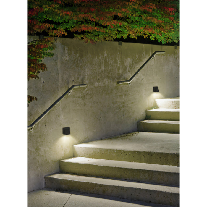 Forlight Aplique Ip54 Loyd Double Emission Led 4,1W 3000K Gris 155Lm