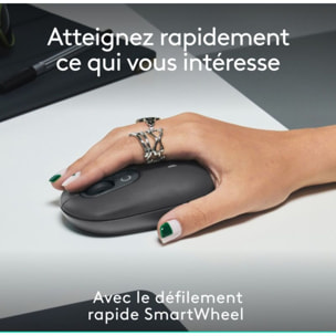 Souris sans fil LOGITECH POP Mouse Graphite