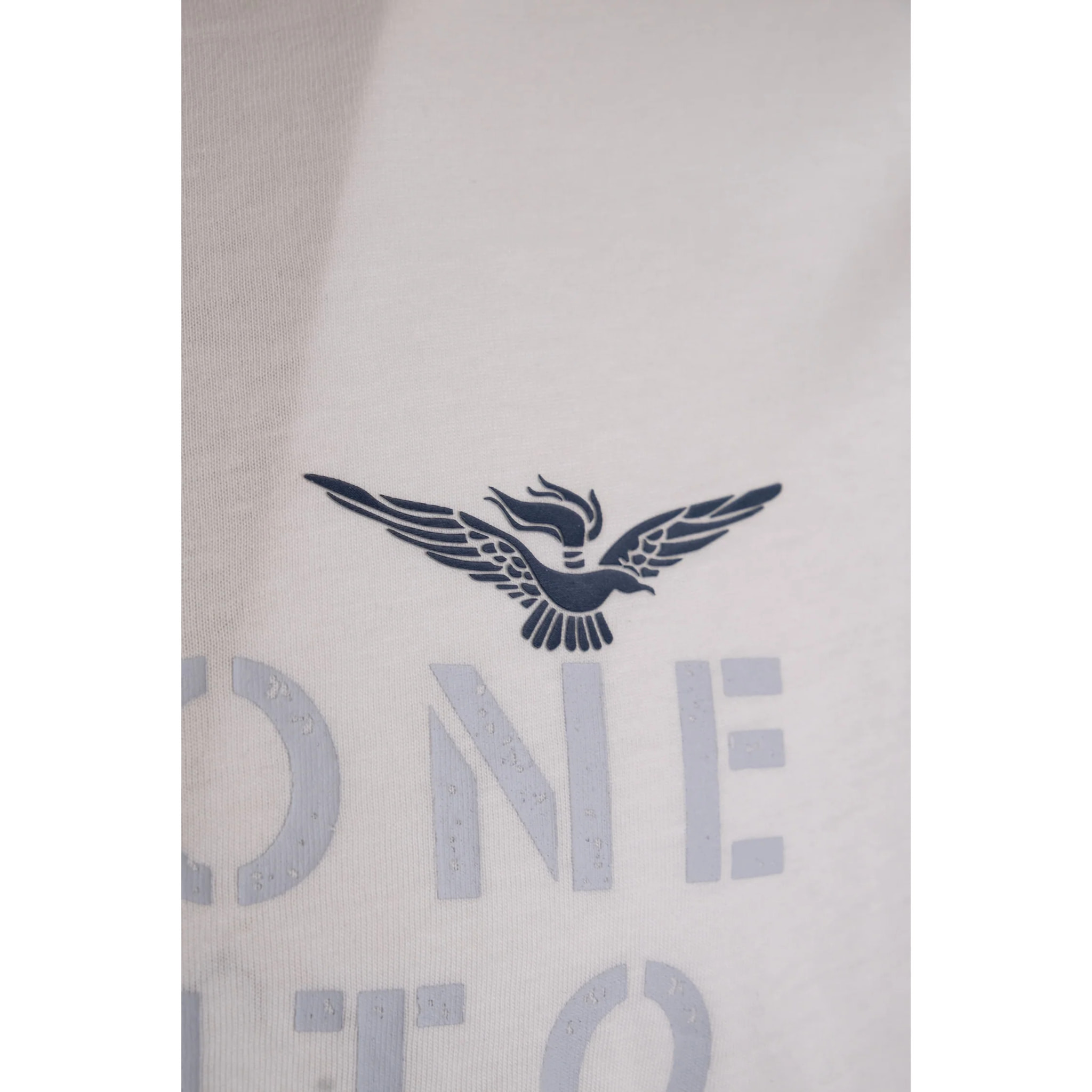 T-shirt Esercito bianca in cotone uomo