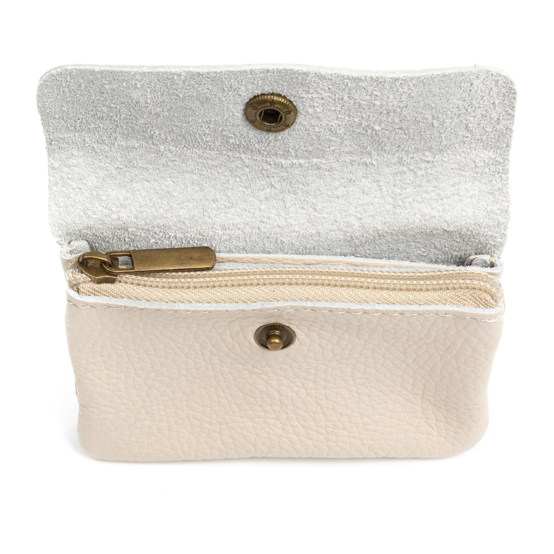 Alpignano monedero mujer. Piel auténtica Dollaro.