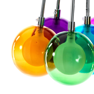 TOMASUCCI Lampadario 7 luci SPHERES COLORS Multicolore