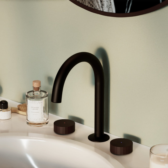 Corps encastré pour mélangeur lavabo sur plan Grands Boulevards 3 trous