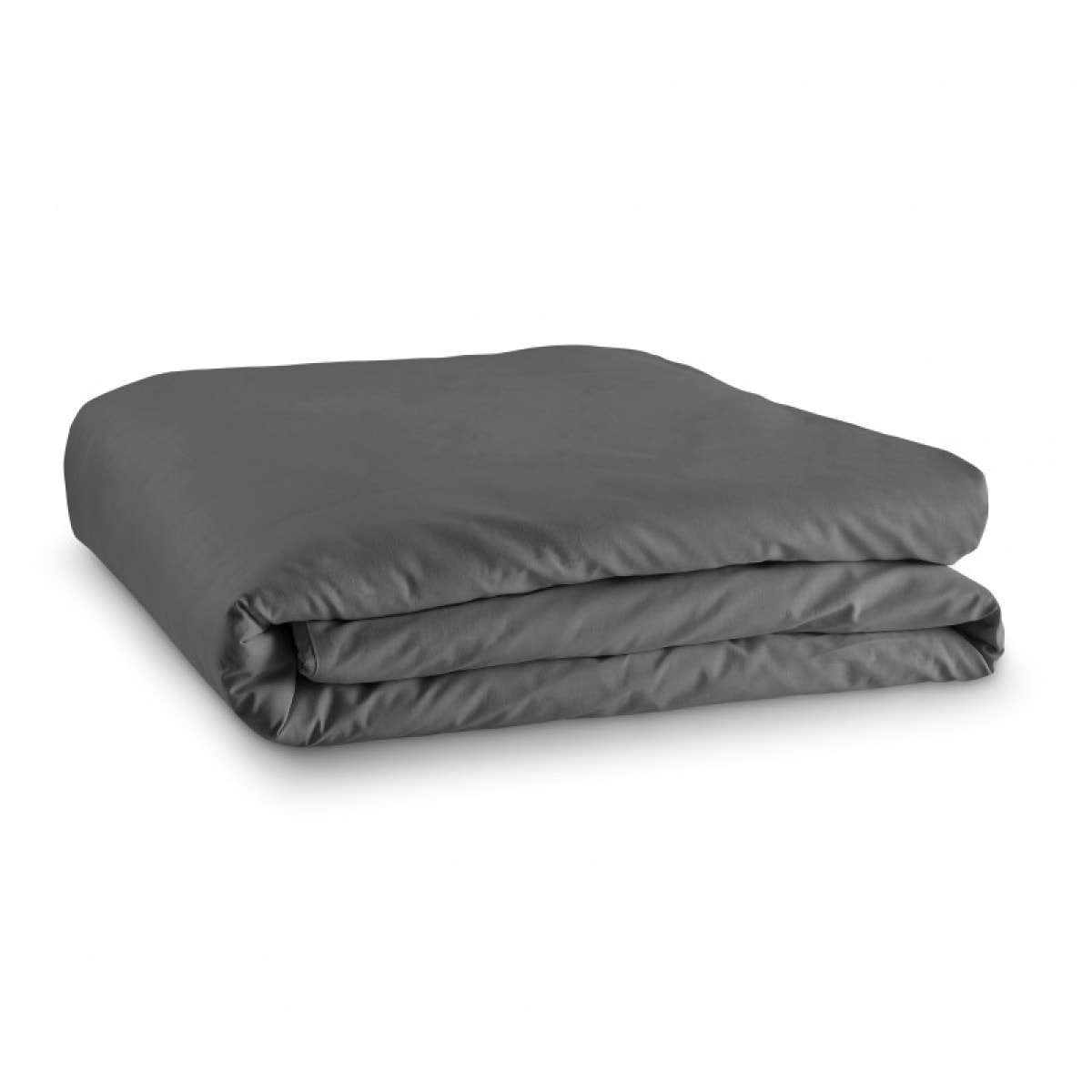 Housse de couette unie anthracite 100% Coton / 57 Fils/cm²