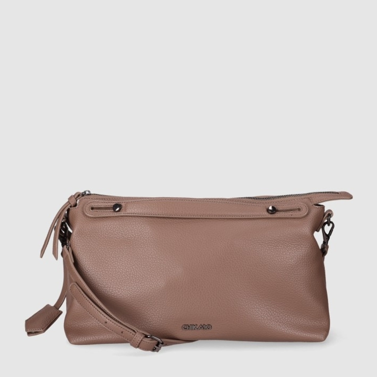 Bolso - Taupe - Medida: 36 cm x 23 cm x 12 cm