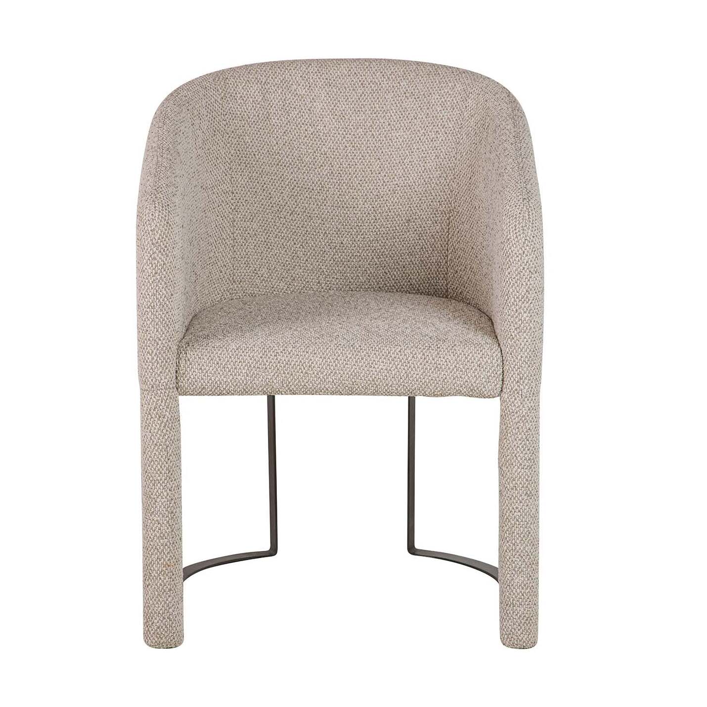 Butaca Chenilla Metal Dorado Tacoma 60x59x83 Cm