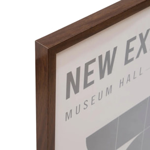 Affiche encadrée Adem noir et blanc 50x70cm