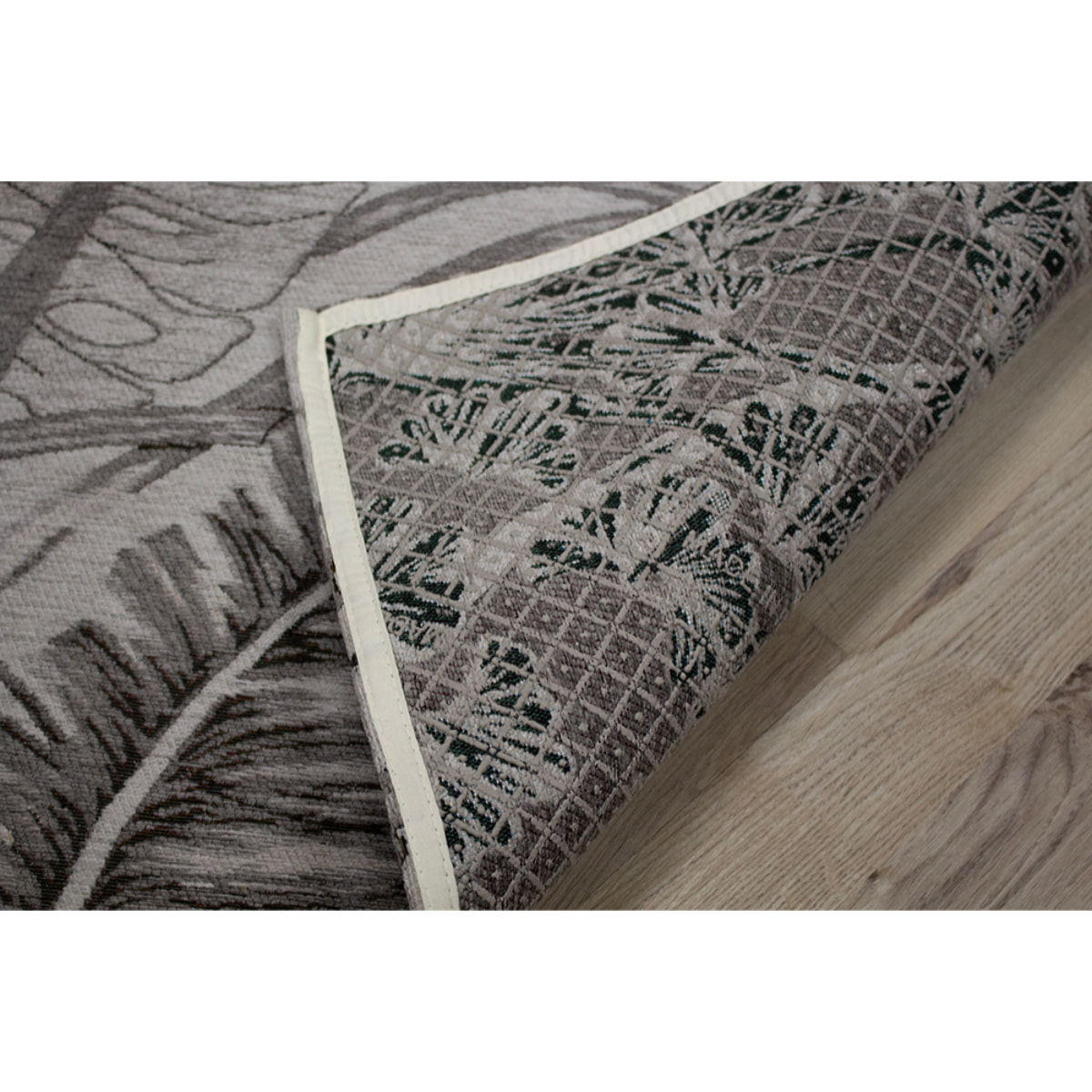 TAPPETO ARREDO AMAZZONIA GRIGIO PERLA ROTONDO DIAMETRO 100