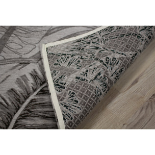 TAPPETO ARREDO AMAZZONIA GRIGIO PERLA ROTONDO DIAMETRO 100