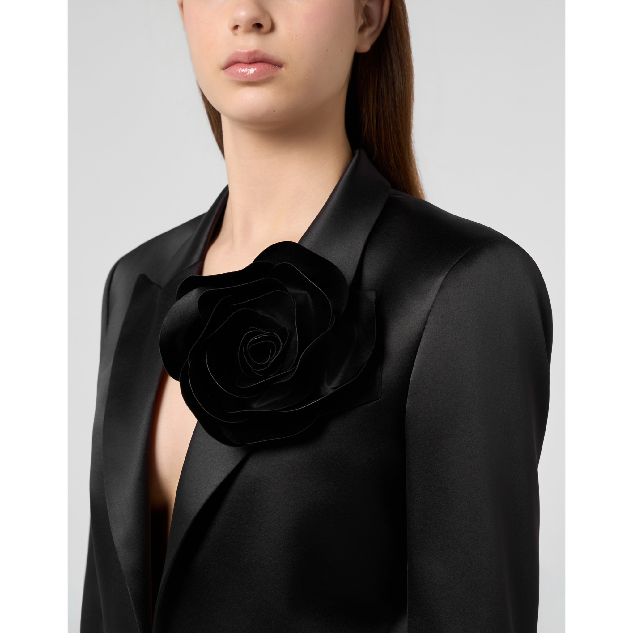 PHILIPP PLEIN Satin Bolero Flower