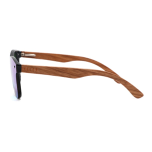 Gafas de Sol Feler 1504M-1 Polarizadas de Madera Unisex 55 mm
