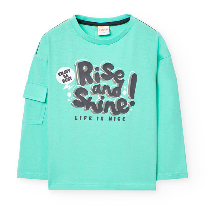 T-Shirt tricot teinte  -BCI