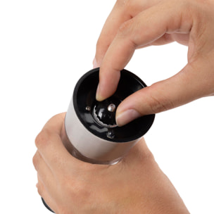 Molinillo de Pimienta eléctrico Ø5,6x22cm en Acero inoxidable FOODIES MasterPRO