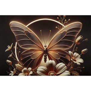STAMPA C/LED SU TELA LACCATA C/CORNICE BUTTERFLY CM 50X4
X50