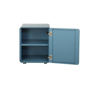 Table de chevet industrielle acier 1 porte TRIBECA