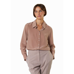 CAMICIA TAUPE CONBIPEL