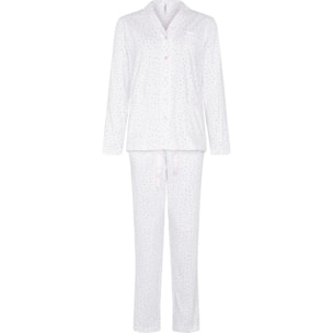 Pijama mujer de florecitas abierto