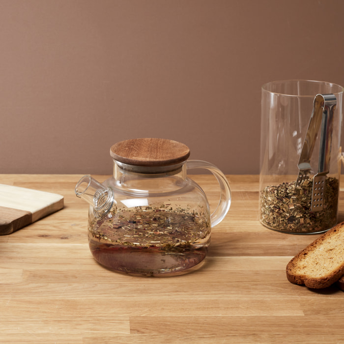 Theiere Verre Acacia 90cl In0/m12