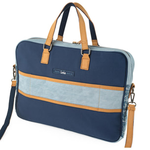 Bolso Maletin Portaordenador Mujer Lois Arcadia Azul