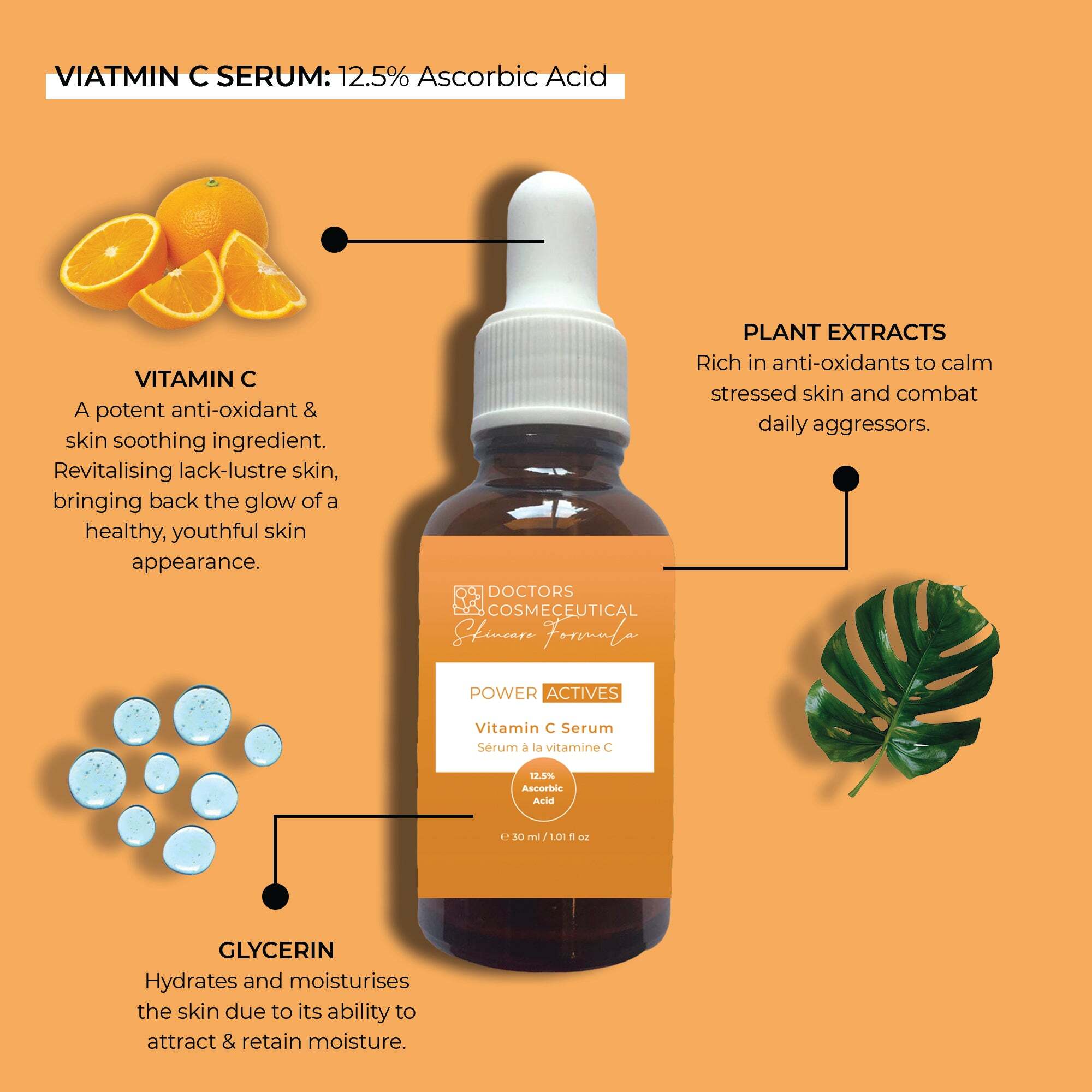 Sérum de vitamina C 30ml