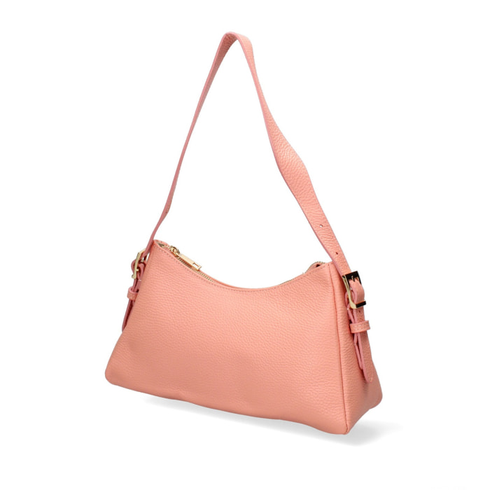 Borsa a mano da donna Made in Italy - Modello Calliope - 100% pelle - 31.0 x 17.0 x 10.0 cm