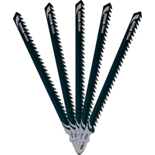 Lame de scie sauteuse bois HCS profondeur de coupe < 100 mm - Longueur 152 mm - Lot de 5 pièces - DEWALT - DT2169-QZ