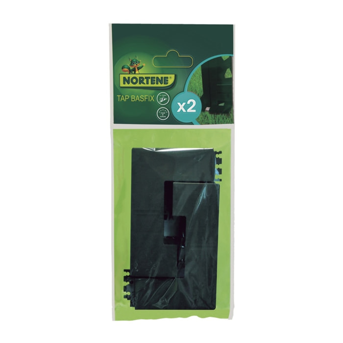 Tapa Embellecedora Para Anclaje Basfix 2x12.5x12.5 Cm Verde