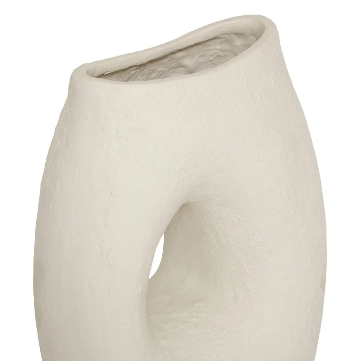 Vase Brea H.51cm blanc