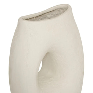 Vase Brea H.51cm blanc