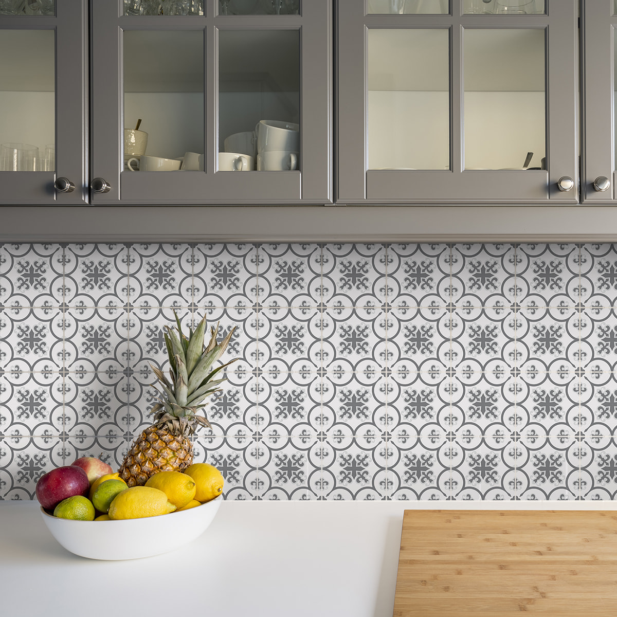 Stickers muraux - Sticker Mural Carrelage adhésif Cuisine Salle de Bain - 24 STICKERS CARRELAGES AZULEJOS REGINA