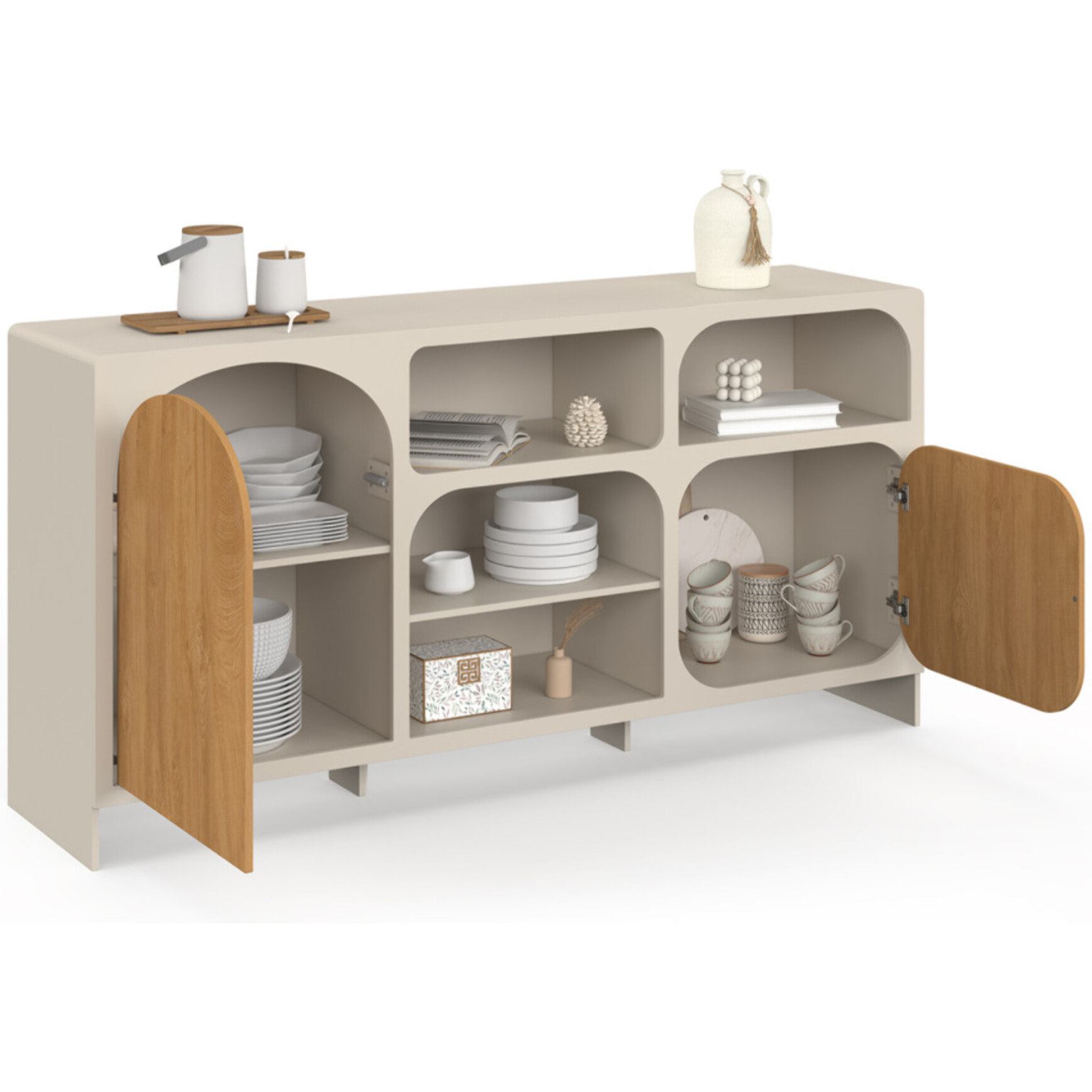 Buffet Athènes 2 portes 160cm