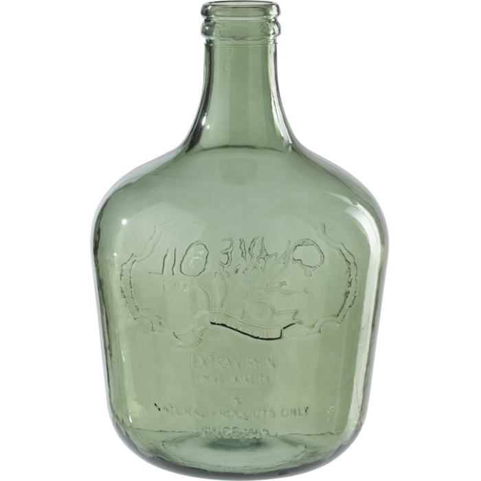 J-Line Vase - verre - vert olive