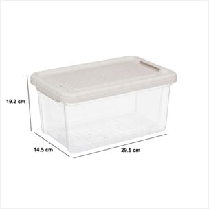 3 boîtes de rangement "Tide'n'Box" 5L