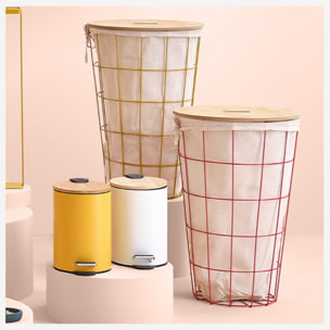 Poubelle Soft close 3L Blanc Modern Color