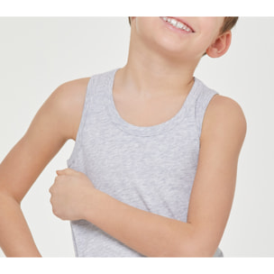 Canotta girocollo bimbo in cotone organico