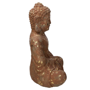 Buddha in resina bronzo cm35x25,5h53,5